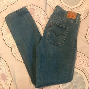 Levi’s slimming straight jeans